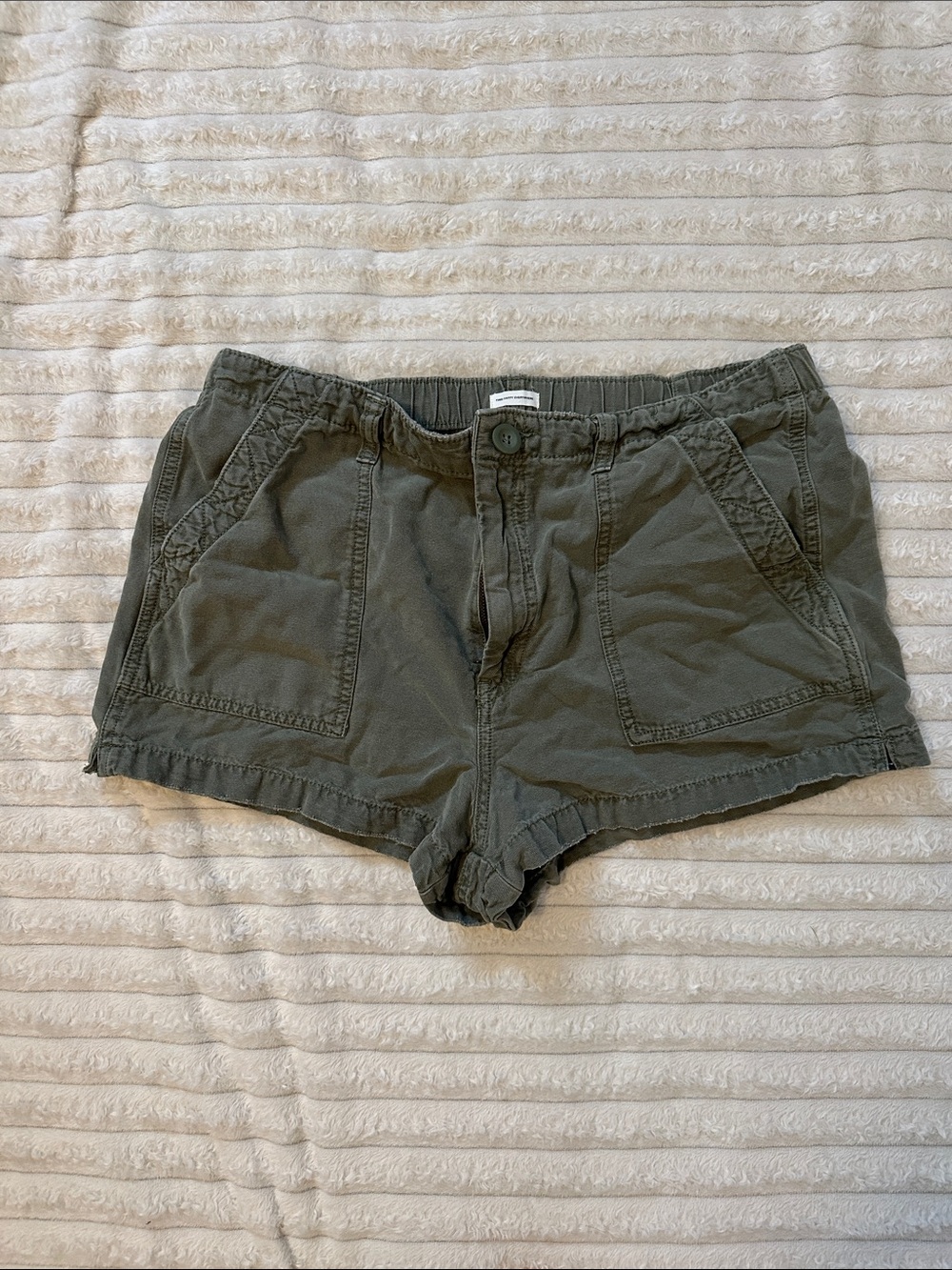 aerie Olive Utility Pocket Shorts